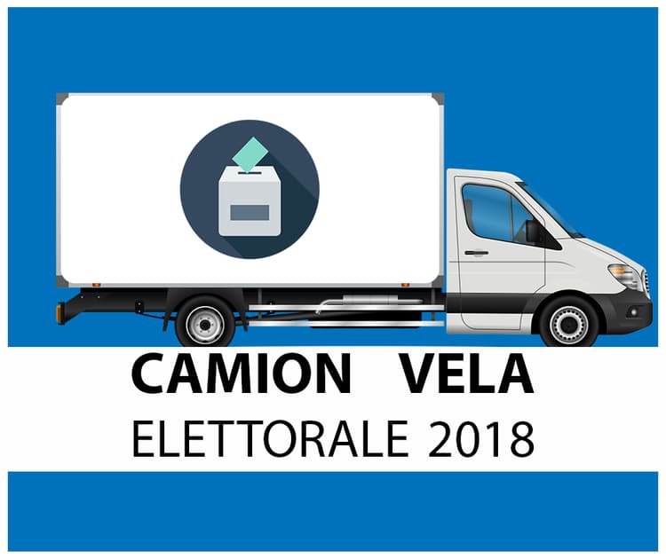Camion vela elettorale