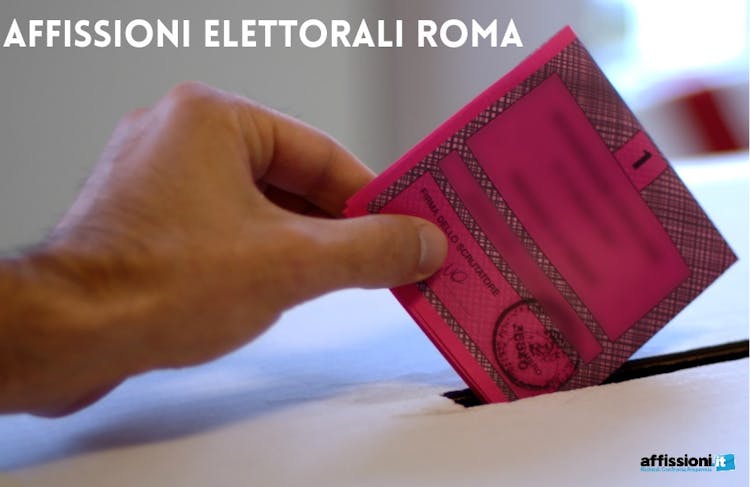 Affissioni elettorali Roma